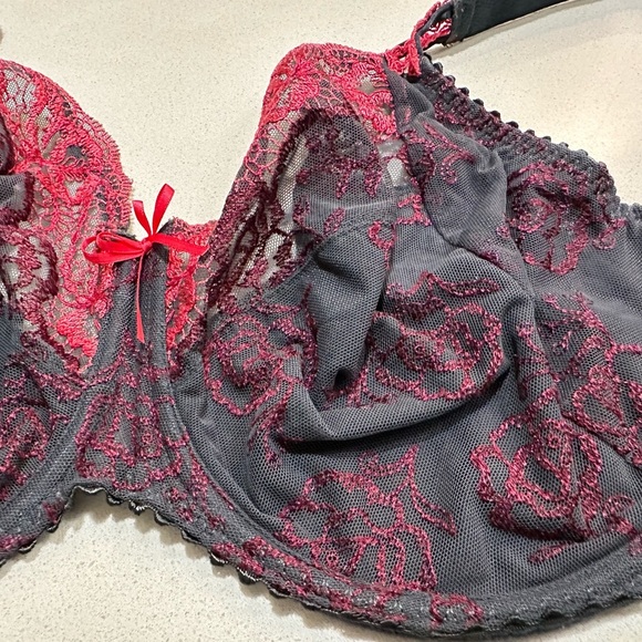Prima Donna lace full coverage underwire lace embroidered bra 34 H (UK) - Picture 7 of 14